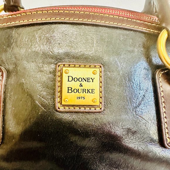 Y2K DOONEY & BOURKE LARGE LEATHER DOCTOR SATCHEL BAG VINTAGE - Picture 5 of 16